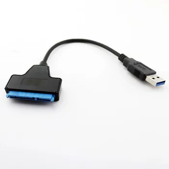 5x USB 3.0 Muž Na SATA 22 Pin Žena Pevného Disku SSD Adaptér Konektor Kábel, Kábel 2,5 Palca 20 cm