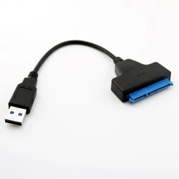 5x USB 3.0 Muž Na SATA 22 Pin Žena Pevného Disku SSD Adaptér Konektor Kábel, Kábel 2,5 Palca 20 cm