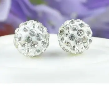 6 mm 100ks/veľa fhrt34 biele Korálky náramok, náhrdelník, takže zistenia Drahokamu disco ball ručné crystal crystal