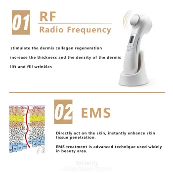 6 v 1 LED RF Fotón Terapia Odstraňovač Vrások Face Lifting Stroj Anti Celulitídy Ultrazvukovými tuku, Kavitácia Ultrazvukom chudnutie