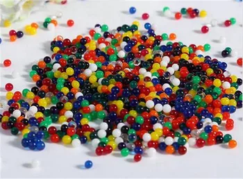 6000pcs/veľa Nových multicolor Perly v Tvare Kryštálu Pôdnej Vody Korálky Blato Rásť Magic Balls Jelly Domova Aqua Pôdy Veľkoobchod