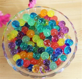 6000pcs/veľa Nových multicolor Perly v Tvare Kryštálu Pôdnej Vody Korálky Blato Rásť Magic Balls Jelly Domova Aqua Pôdy Veľkoobchod