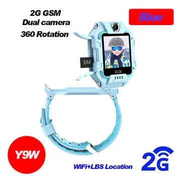 696 Deti Smart Hodinky 4G LTE SIM GPS Poloha Otočiť Duálne kamery, Video Hovor, Vodotesný IP68 Deti Chlapec Dievča SmartWatch Y99 Z6
