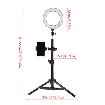 6inch USB LED Video Svetlo Stmievateľné Krúžok Lampa pre Fotografovanie Selfie Live Štúdio plasma ball