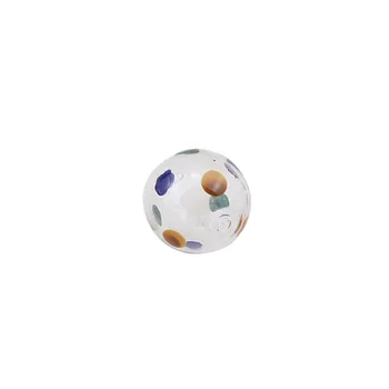 6pcs Farba Transparentná Malé Okrúhle Sklenené Perličkové Náušnice Pre Dievčatá 2020 Vlasové Ozdoby Korálkové Materiál Diy Príslušenstvo Šperky