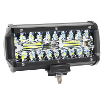 7 Palcový 400W 40-LED Pracovné Svetlo Bar Povodňových Mieste Lúč Off-road SUV Jazdy Hmlové Svietidlo