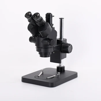 7X-45X Súčasne-Hlavná trinokulárny kyowa Zoom, Stereo Mikroskop Kit + WF10X/20 Okulára + C Adaptér pre LAB PCB CPU Opravy