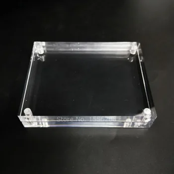 80x100mm Akryl Magnet Photo Frame Spálňa Decor Tvorivé Crystal Mini, Rám Obrazu, Zobrazenie Blok Môže Vlastné Akejkoľvek Veľkosti