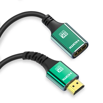 8K HDMI Predlžovací Kábel 8K@60Hz 4K@60Hz HDMI 2.1 Extender Kábel 48Gbps HDMI Samec Samica Kábel pre PS4 HDMI Prepínač 1M