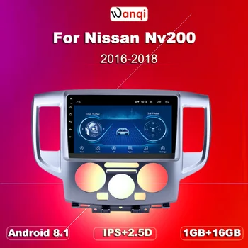 9 palcový Android 8.1 2.5 D Tvrdeného HD Dotykový Rádia pre Nissan NV200-2018 s Bluetooth USB WIFI podpora SWC