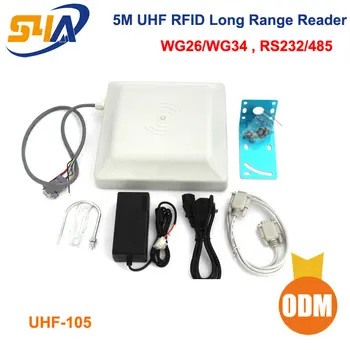 915MHz UHF RFID Dlhý Rad Reader patrí ISO18000-6C (EPC C1G2) karty a UHF Nálepky