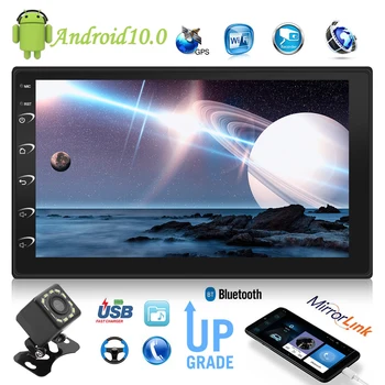9216B Quad Core Android 10.0 Auto Stereo Dvojité 2 Din 32 GB, Bluetooth, GPS, USB, FM Rádio Prijímač, V Dash Vedúci Jednotky 7inch Obrazovke