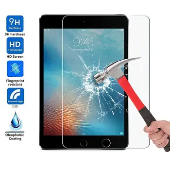 9H Screen Protector pre iPad, iPad 10.2 7. 2019 Tvrdeného Skla pre iPad Vzduchu 3 10.5 Obrazovke Ochranná Fólia Pre iPad mini 1 2 3 4
