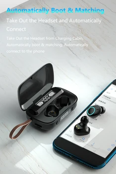 A13 TWS Svetlo Dýchania Dotknite sa položky Bezdrôtové pripojenie Bluetooth 5.1 Slúchadlá Športové Bezdrôtové Slúchadlá Touch Slúchadlá s Hodinami Baterka