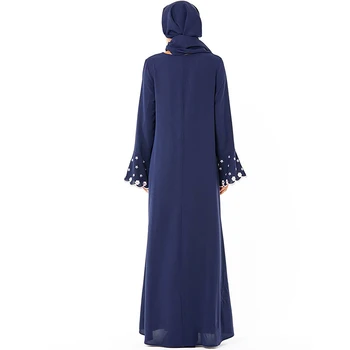 Abaya Dubaj Turecký Hidžáb Moslimské Oblečenie Kaftan Jilbab Islamské Oblečenie Abayas Pre Ženy Šaty Kaftane Grote Maten Dames Kleding