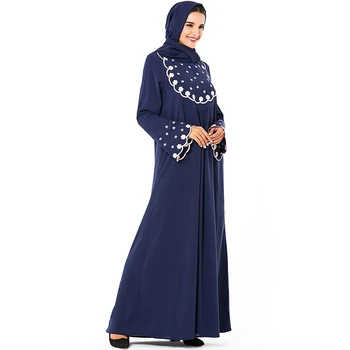 Abaya Dubaj Turecký Hidžáb Moslimské Oblečenie Kaftan Jilbab Islamské Oblečenie Abayas Pre Ženy Šaty Kaftane Grote Maten Dames Kleding