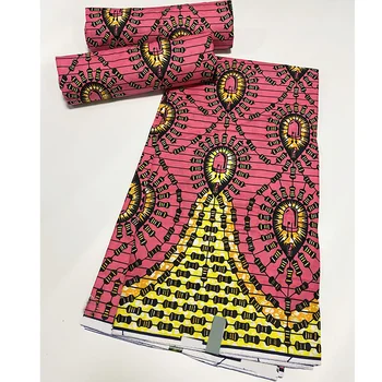 Africké vosk vytlačí textílie najnovšie naozajstný mäkká tkanina bavlna 6 metrov/ks záruka reálne vosk pre ženy šaty