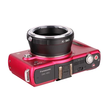 AI-M4/3 Objektív Kamery Adaptér Mount Adaptér Krúžok pre Nikon F AI Objektív AF Micro 4/3 Olympus Panasonic