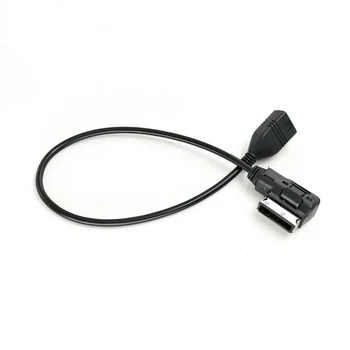 AMI na USB Kábel, Hudobných Médií vo Adaptér pre VW Golf Jetta Audi A3 A4 A5 A6 A8 Q5 Q8 Q7 A4L A6L