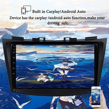 Android 10.0 Auto, DVD, Stereo Multimediálne Headunit pre Suzuki Swift 2011-Auto PC Rádio GPS Navigáciu Video Audio auta gps navi