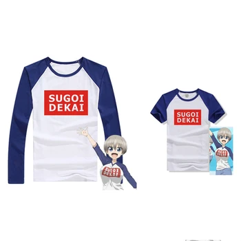 Anime Uzaki-chan wa Asobitai! Uzaki-chan Chce Zavesiť Von Uzaki hana cosplay t-shirt kostým Unisex bavlnené tričko tee topy