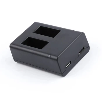 Anjielosmart Duálny USB Nabíjačka pre GoPro MAX Rýchle Nabíjanie Dock s Dátový Kábel a vyberte Batériu pre gopro Príslušenstvo