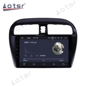 Aotsr Android 9 RAM 4GB Auto Rádio Prehrávač, GPS Navigáciu Pre Mitsubishi Mirage 2012-2016 DSP Auto Auto Stereo Video HD Multimédiá