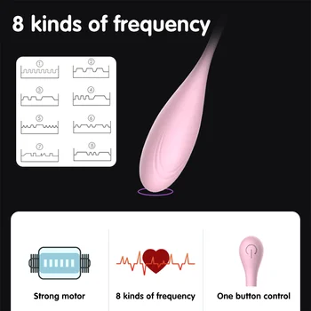 APP Riadenie Vibračné Vajíčka Vibrátor Bluetooth Bezdrôtové Diaľkové G-spot Masér 8 Rýchlosť Dospelých Hry Sexuálne Hračky Pre Ženy Ben Wa Gule