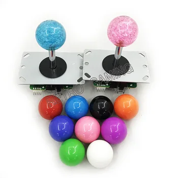 Arcade ovládač DIY Arkádovej hry časti 5Pin rozhranie Boj rocker 5 pin 4 spôsob ovládač 11 farieb loptu pre vybrať