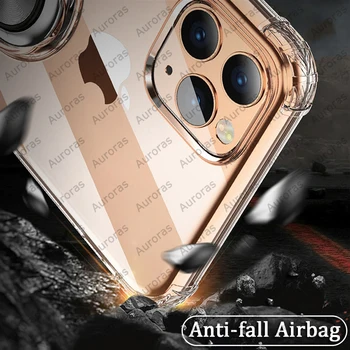 Auroras Pre Samsung M31S Prípade Anti-jeseň Airbag Jasné Prípade Shockproof S Krúžkom obal Pre Samsung Galaxy M31S Kryt