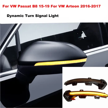 Auto LED Dynamický Zase Signál Svetlo Spätného Zrkadla Blinker Indikátor Pre VW Passat B8 2016 2017 2018