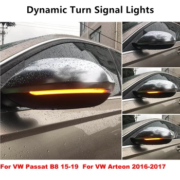 Auto LED Dynamický Zase Signál Svetlo Spätného Zrkadla Blinker Indikátor Pre VW Passat B8 2016 2017 2018
