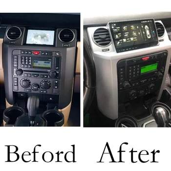 Auto Multimediálny Prehrávač Stereo GPS, DVD, Rádio, Navigačný Android Obrazovka na Land Rover Discovery 3 Range Rover Sport L320 LR3 L319
