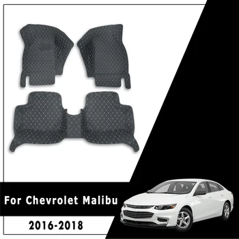 Auto Podlahové Rohože Pre Chevrolet Malibu 2016 2017 2018 Kožené Automobily Chránič Príslušenstvo, Auto Koberce Chevy