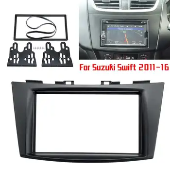 Auto Rádio Stereo Fascia Panel Kryt Výbava Rám Rám Pre Suzuki Swift 2011 2012 2013 2016