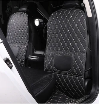 Auto sedadla operadlá anti-kick pad kožené anti-špinavé pad ochranný kryt, úložný box, vhodný na Ford Toyota Volkswagen