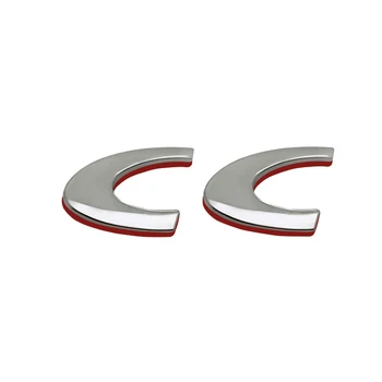 Auto Styling 3D kovov CC Znak Kufri Vzadu Dekorácie-Nálepky na Peugeot 206 205 207 208 308 306 106 407 508 3008 5008