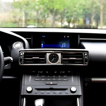 Auto Styling Vzor Tabuli Vzduchu AC Prieduch Výbava Uhlíkových Vlákien Dekor Nálepka Pre Lexus IS250 IS350-2018