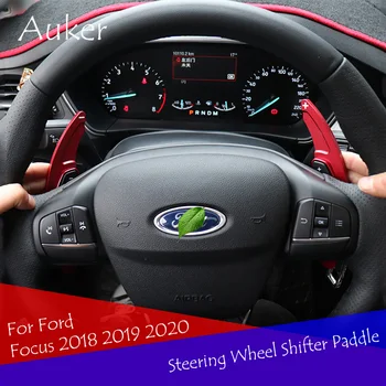 Auto Volant, radiaca páka Pádlo Auto Styling Dekorácie Interiéru 2ks/set Pre Ford Focus 2018 2019 2020 Príslušenstvo zliatiny Zinku