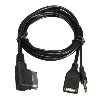 AUX rozhranie Hudby MDI AMI MMI Rozhranie USB+ChargerSupports USB rozhranie pre nabíjanie ,Pre Audi A6L A8L Q7 A3 A1
