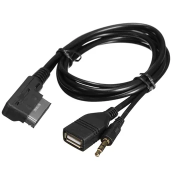 AUX rozhranie Hudby MDI AMI MMI Rozhranie USB+ChargerSupports USB rozhranie pre nabíjanie ,Pre Audi A6L A8L Q7 A3 A1