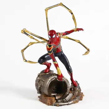 Avengers Infinity War Železa Spider 1/10 Rozsahu PVC Obrázok Socha Zberateľskú Model Hračka