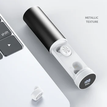 B9 Mini TWS Bluetooth 5.0 Plnenie Box Bezdrôtové HiFi In-Ear Slúchadiel do uší Slúchadlá
