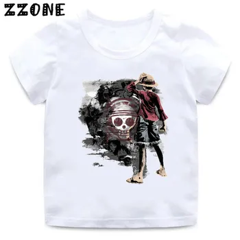 Baby Chlapci tričko Jeden Kus Luff Ace Sabo Práva Zoro & Nami Tlač Deti T-Shirts Zábavné Dievčatá Topy Oblečenie Pre Deti