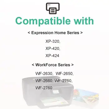 Bada 10 Kompatibilné Epson T220 XL Atramentová cartridge Pre Epson WorkForce WF 2650 WF-2630 WF-2660 WF-2750 WF-2760 XP-320 XP-420 XP-424