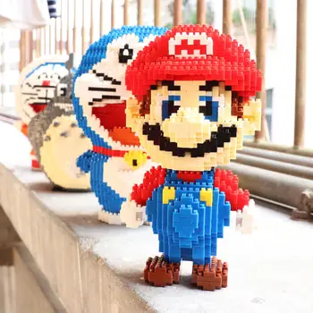 Balody Super Mario Série 300+ Obrázok DIY Mini Diamond Blokov Budovy Hračka Darček