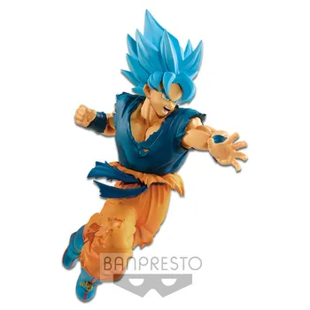 Bandai Dragon Ball Super Saiyan Modré Vlasy Son Goku Záľuby Model Akčná Hračka Údaje