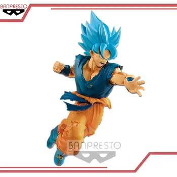 Bandai Dragon Ball Super Saiyan Modré Vlasy Son Goku Záľuby Model Akčná Hračka Údaje