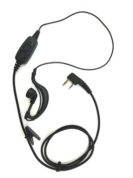 Baofeng Originálne Slúchadlá UV-82 Rádio Príslušenstvo Dual PTT Headset S Mikrofónom Pre Baofeng UV 82 obojsmerná Rádiová Slúchadlo