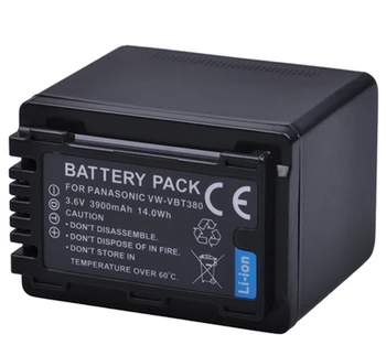 Batéria pre Panasonic VW-VBT190, VW-VBT380, VW-VBT380E, VW-VBT380E-K Nabíjateľná Lítium-iónová batéria